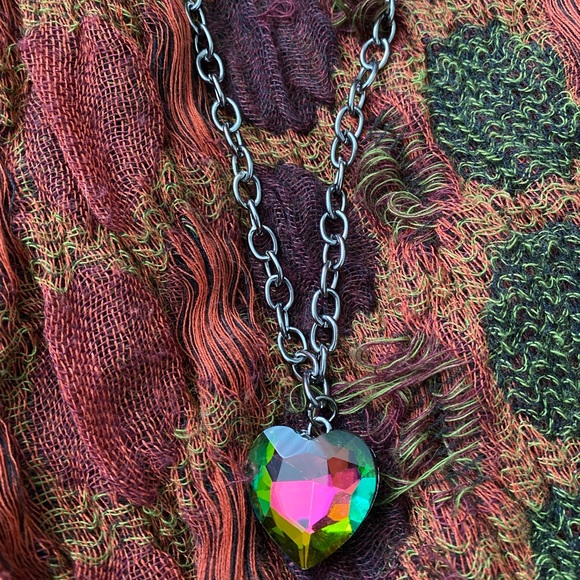 Paparazzi Oil Spill/Heart Necklace